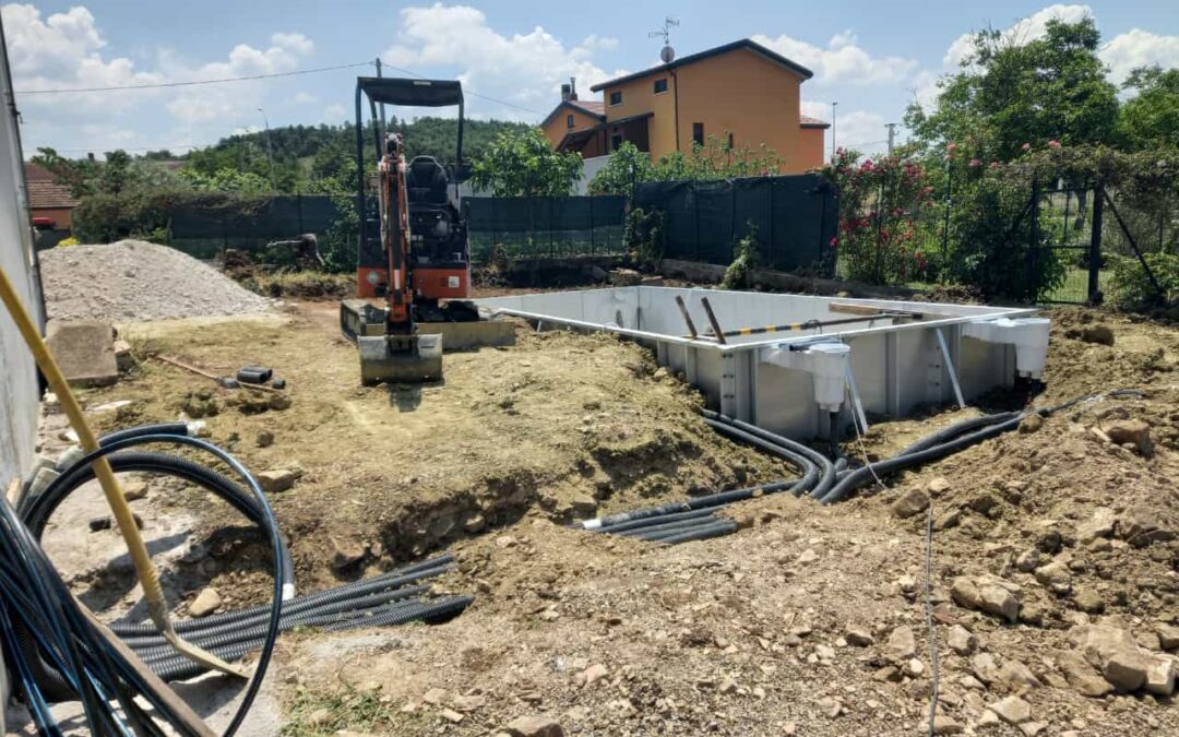 COSTRUZIONE PISCINA IN PANNELLI E TECNOLOGIE